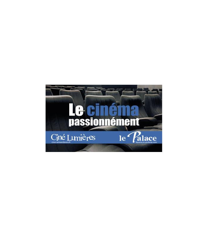 LE PALACE CAMBRAI - E-Chèque Cinéma 1 séance standard normale jusqu'au 30/09/2026
