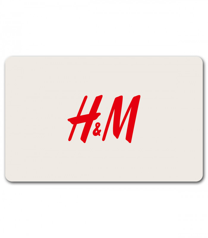 E-carte Cadeau H&M 100€ Valable jusqu'au 24/09/2030