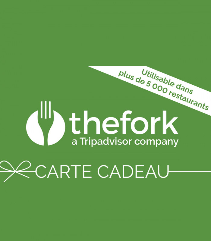 E-carte Cadeau TheFork 50€ Valable jusqu'au 24/03/2027