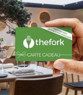 E-carte Cadeau TheFork 25€ Valable jusqu'au 24/03/2027
