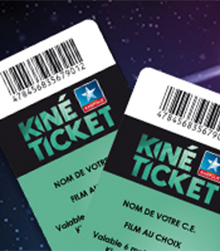 E-Carte KinéCE 5 places KINEPOLIS jusqu'au 07/08/2026