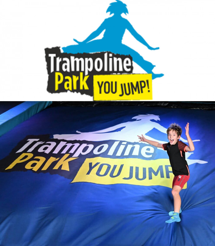E-billet 1 Heure TRAMPOLINE PARK YOU JUMP Offre Nationale Tarif Unique