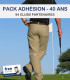 PASS FREE GOLFEUR MOINS DE 40 ANS UTILISABLE DANS 94 CLUBS PARTENAIRES