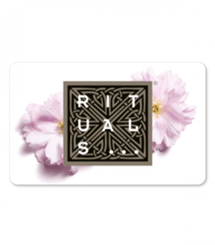 E-carte cadeau Rituals Valable jusqu'au 31/12/2050