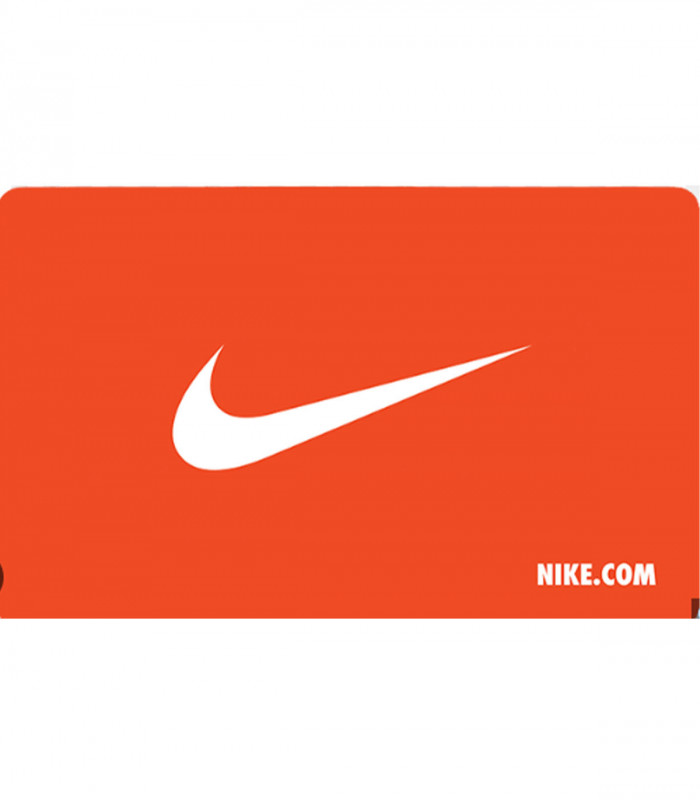 E-carte Cadeau Nike Valable jusqu'au 31/12/2050
