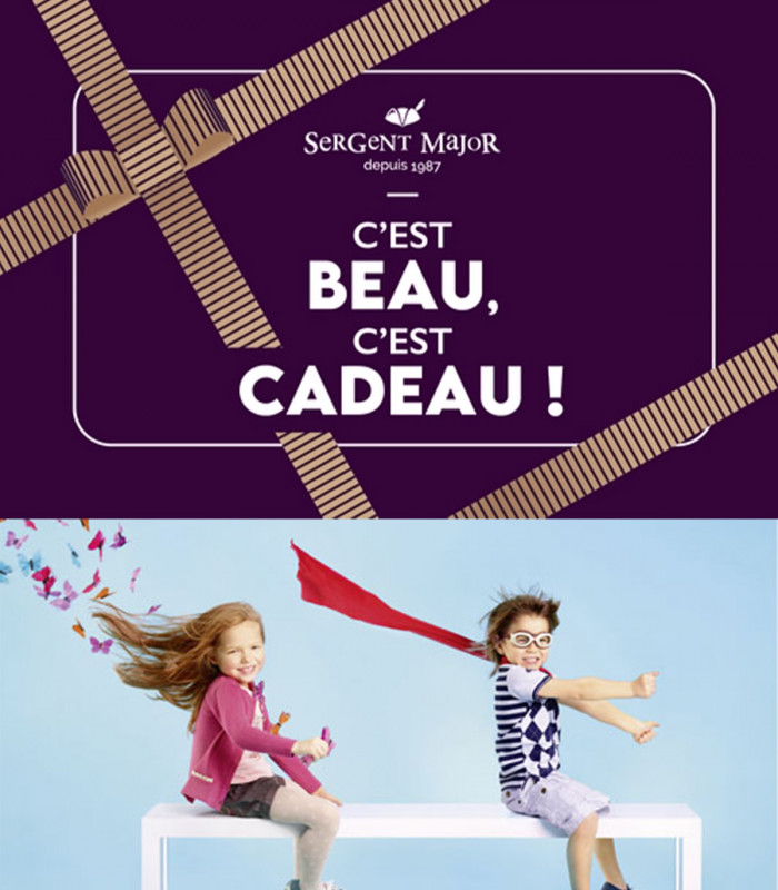 E-Carte Cadeau Sergent Major 50€ Valable jusqu'au 24/09/2026