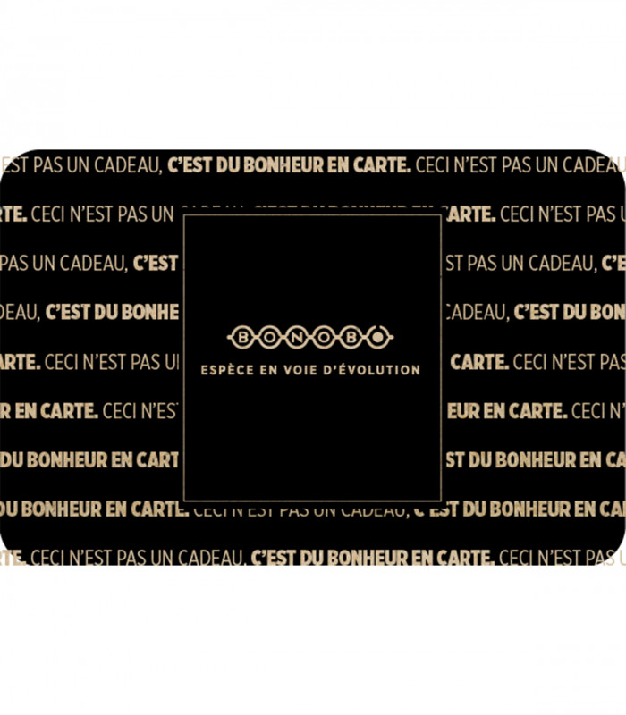 E-carte Cadeau Bonobo Valable jusqu'au 24/09/2026