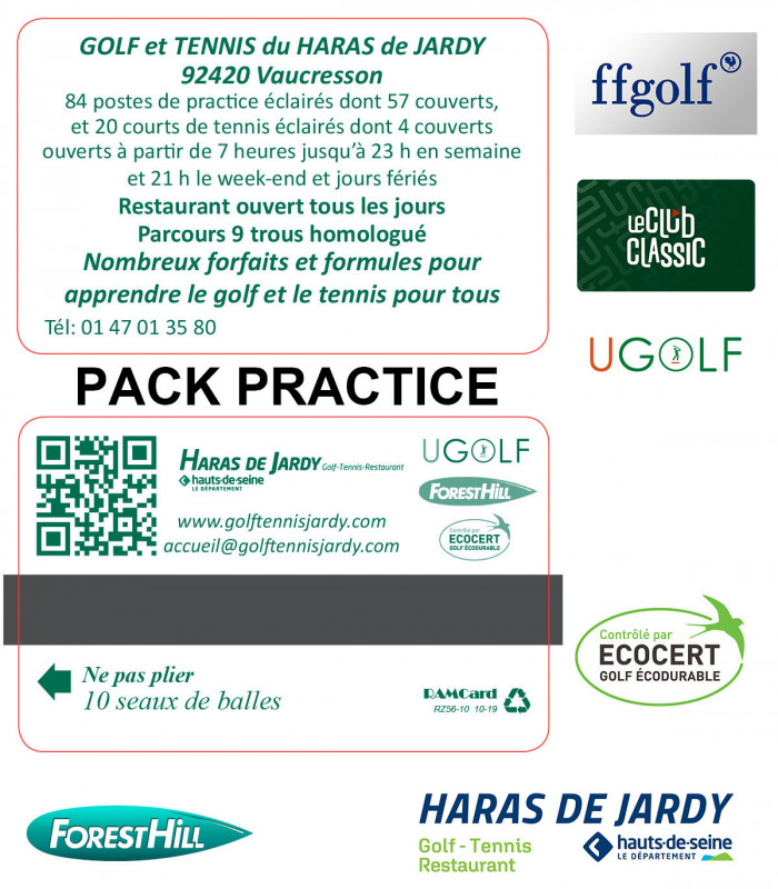 PACK Licence Fin de Saison FFGOLF 2025 et 2026 + CARTE CLASSIC LECLUB + 1 GREEN FEE 7/7