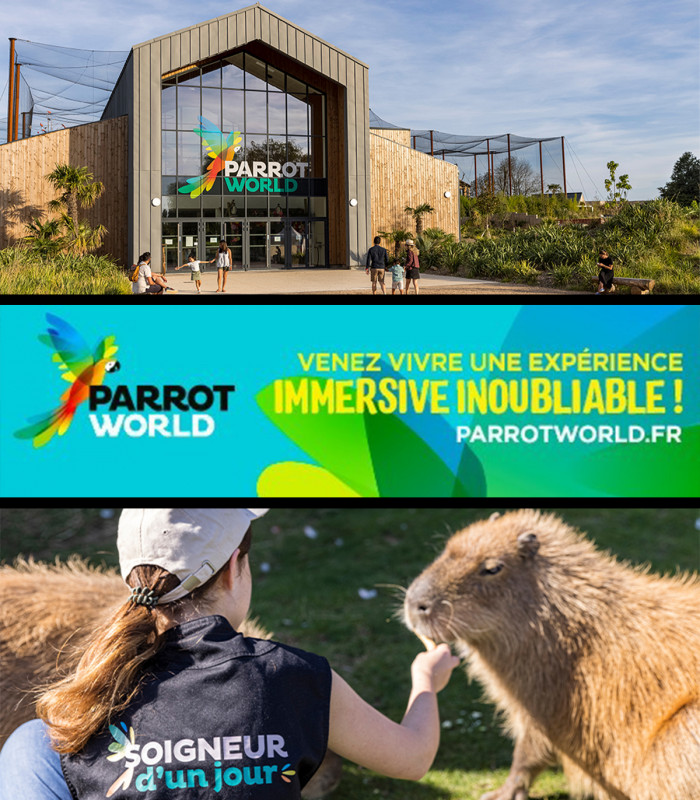 E-contremarque Soigneur d'1 Jour Adulte dès 14 ans PARROT WORLD