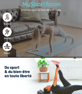E-Bon d'achat Abonnement 6 mois sport bien-être en ligne MYSPORTROOM