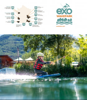 E-Billet Adulte 1h d'accès + matériel - Téleski Nautique à EXO LOISIRS