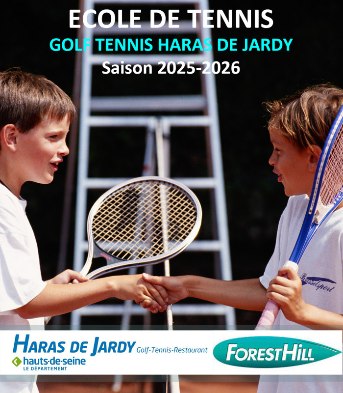 ECOLE DE TENNIS 2025-2026 GOLF TENNIS HARAS DE JARDY