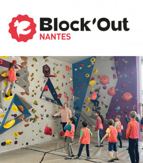 E-billet 1 Séance Libre d'Escalade BLOCK'OUT Nantes Tarif Unique