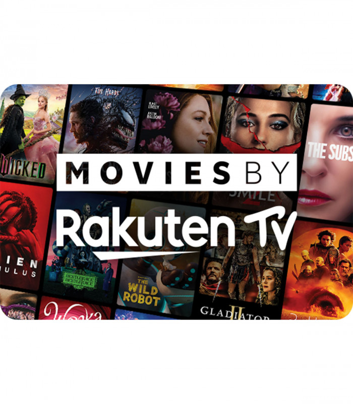 E-Carte Cadeau Rakuten TV Valable jusqu'au 24/09/2026