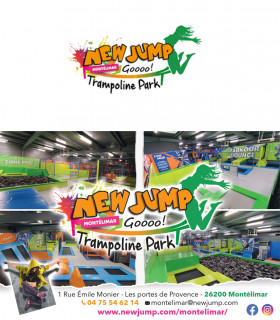 E-billet 2 Heures de Trampoline à NEW JUMP Montélimar