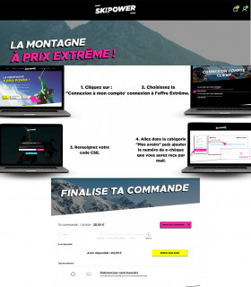 E-chèque Skipower Valeur 120€ Valable jusqu’au 31/05/2026