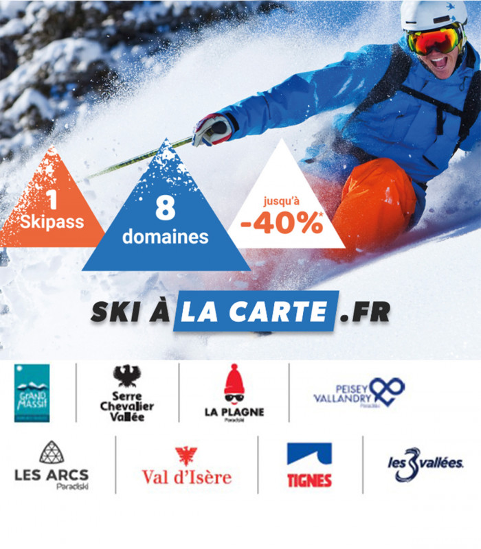 E-carte Cardeau Ski à la Carte Valeur 10€ Valable jusqu’au 30/09/2026
